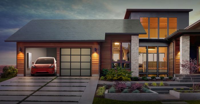 Tesla glass solar tiles